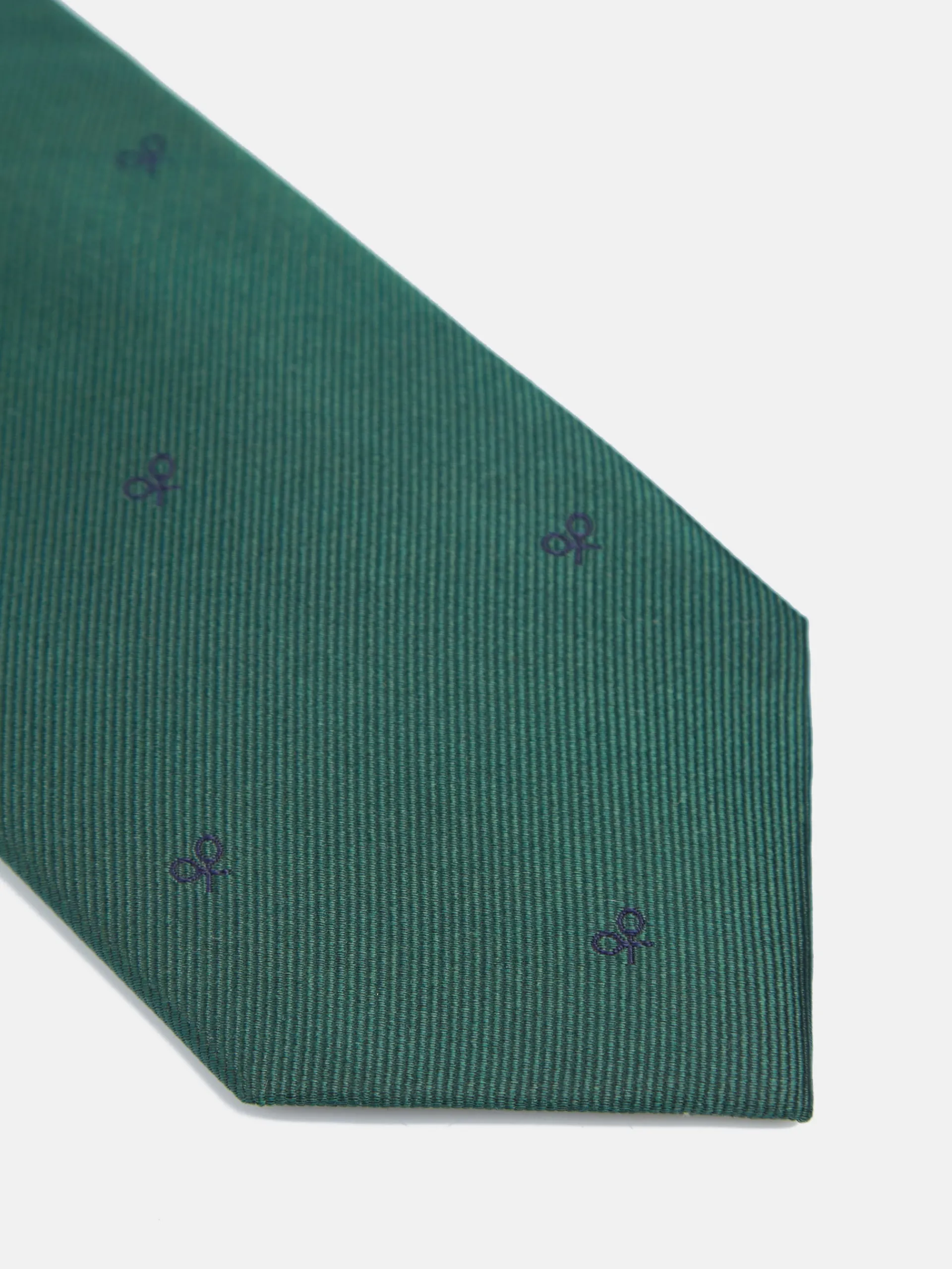 Silbon Accesorios·Corbatas, Pajaritas Y Pañuelos-Corbata motivos raquetas Verde