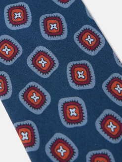 Silbon Accesorios·Corbatas, Pajaritas Y Pañuelos-Corbata silk motivo Azul