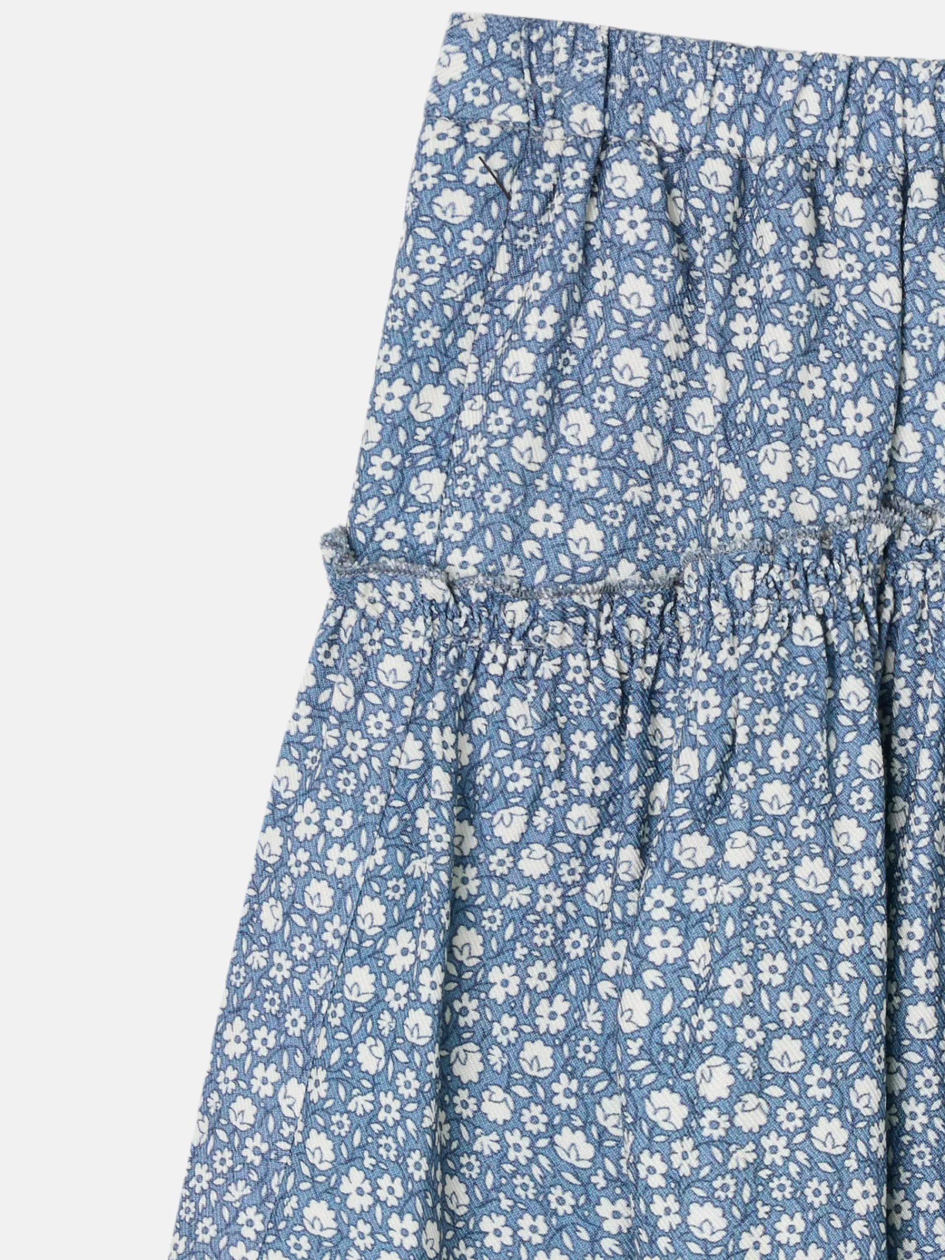 Silbon Vestidos Y Faldas-Falda girl estampado flores azul claro Azul claro