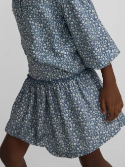 Silbon Vestidos Y Faldas-Falda girl estampado flores azul claro Azul claro