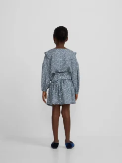 Silbon Vestidos Y Faldas-Falda girl estampado flores azul claro Azul claro