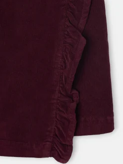 Silbon Vestidos Y Faldas-Falda girl volante pana Granate