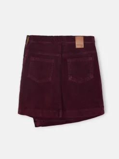 Silbon Vestidos Y Faldas-Falda girl volante pana Granate