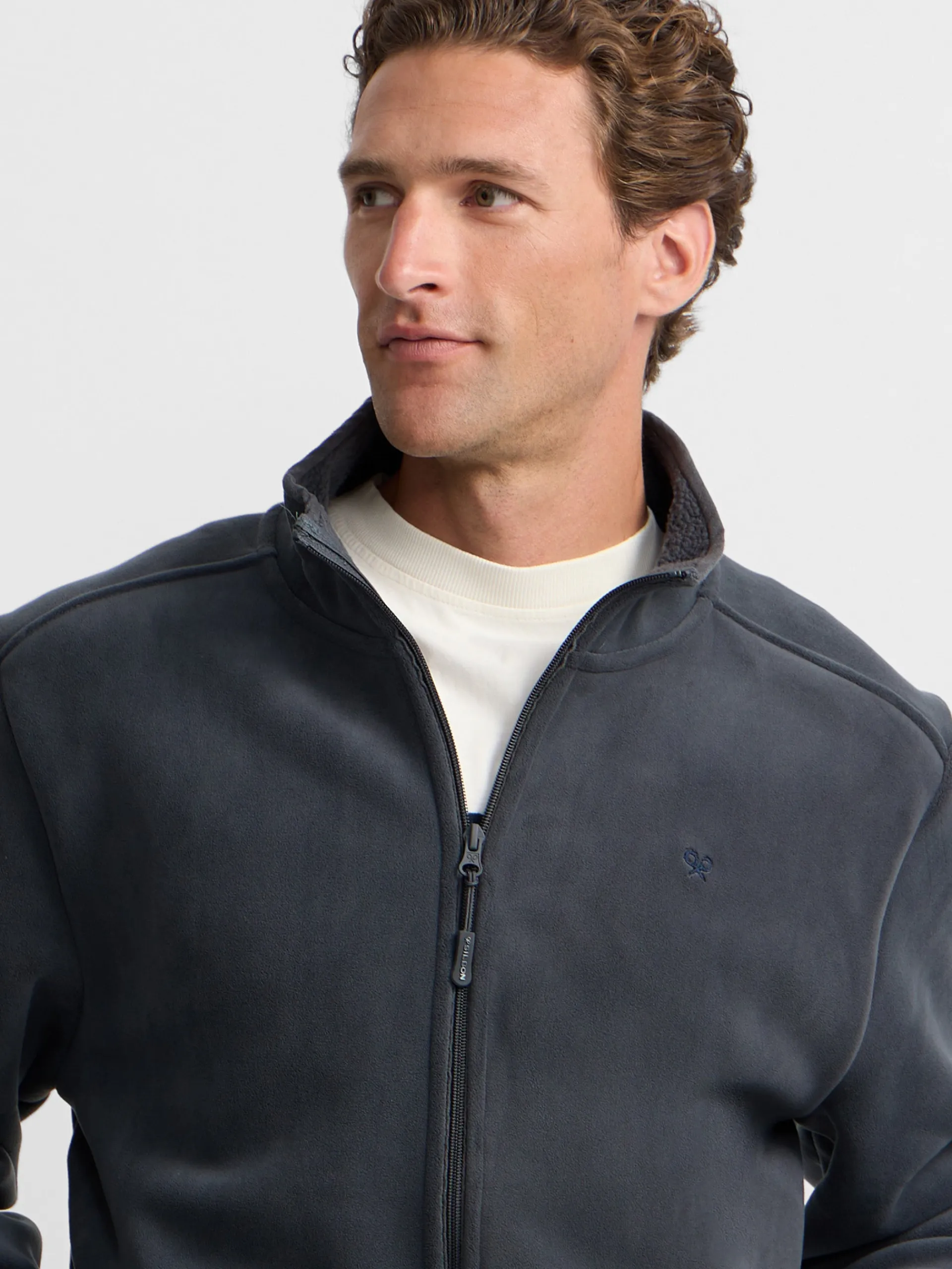 Silbon Smart Casual·Abrigos Y Cazadoras-Forro polar clasico Gris