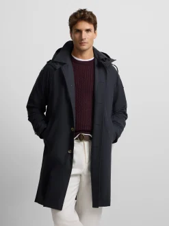 Silbon Smart Casual·Abrigos Y Cazadoras-Gabardina azul marino Azul marino