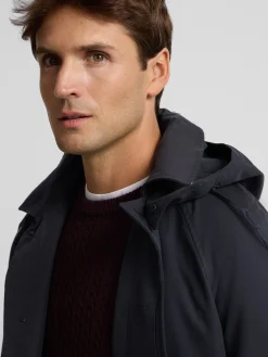 Silbon Smart Casual·Abrigos Y Cazadoras-Gabardina azul marino Azul marino