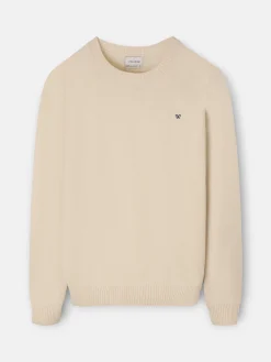 Silbon Smart Casual·Jerséis Y Cárdigan-Jersey clasico warm Crema