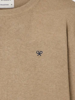 Silbon Smart Casual·Jerséis Y Cárdigan-Jersey classic cuello redondo beige oscuro Beige&nbsp;oscuro