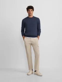 Silbon Smart Casual·Jerséis Y Cárdigan-Jersey classic cuello redondo azul Gris