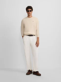 Silbon Smart Casual·Jerséis Y Cárdigan-Jersey classic cuello redondo beige claro Beige claro