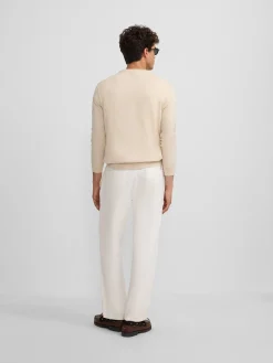 Silbon Smart Casual·Jerséis Y Cárdigan-Jersey classic cuello redondo beige claro Beige claro