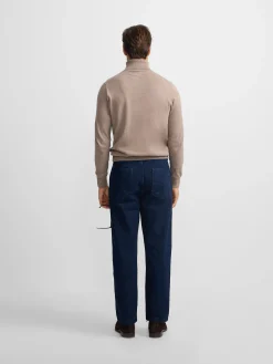 Silbon Smart Casual·Jerséis Y Cárdigan-Jersey classic cuello vuelto marron claro Marron&nbsp;claro