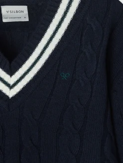 Silbon Smart Casual·Jerséis Y Cárdigan-Jersey college azul marino Azul&nbsp;marino