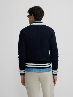 Silbon Smart Casual·Jerséis Y Cárdigan-Jersey college azul marino Azul&nbsp;marino