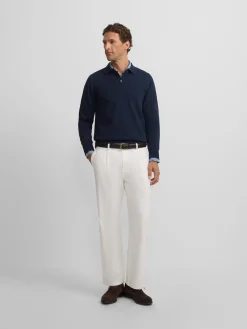 Silbon Smart Casual·Jerséis Y Cárdigan-Jersey cuello polo azul marino Azul&nbsp;marino