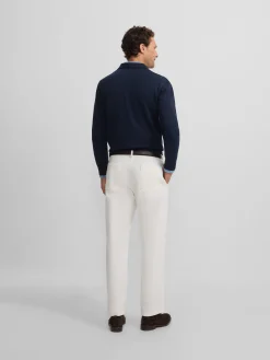 Silbon Smart Casual·Jerséis Y Cárdigan-Jersey cuello polo azul marino Azul&nbsp;marino