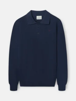 Silbon Smart Casual·Jerséis Y Cárdigan-Jersey cuello polo azul marino Azul&nbsp;marino