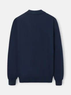 Silbon Smart Casual·Jerséis Y Cárdigan-Jersey cuello polo azul marino Azul&nbsp;marino