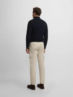 Silbon Smart Casual·Jerséis Y Cárdigan-Jersey cuello vuelto de ochos azul marino Azul marino