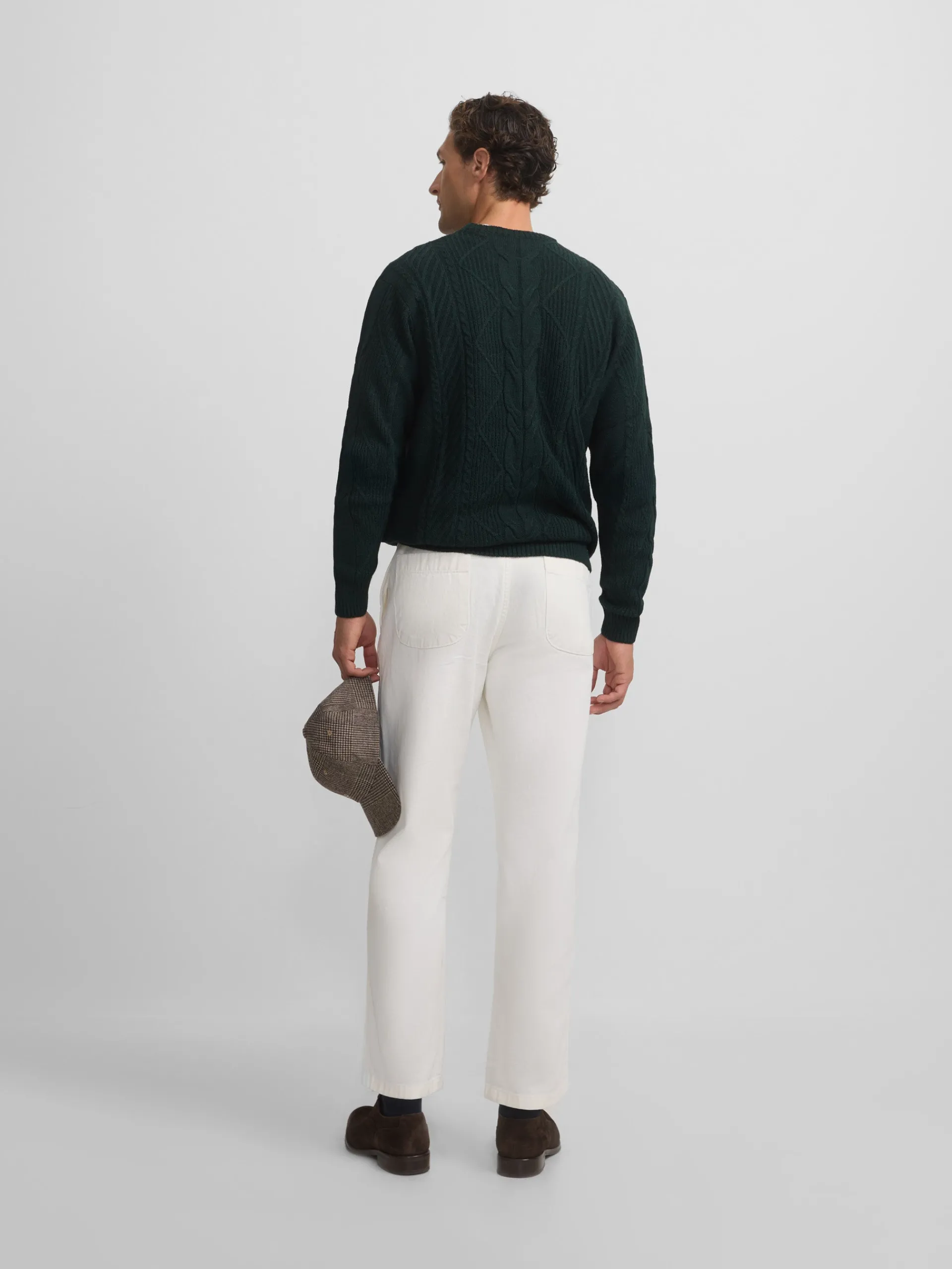 Silbon Smart Casual·Jerséis Y Cárdigan-Jersey de ochos Verde