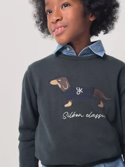 Silbon Jerséis-Jersey kids dog Verde