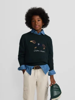 Silbon Jerséis-Jersey kids dog Verde