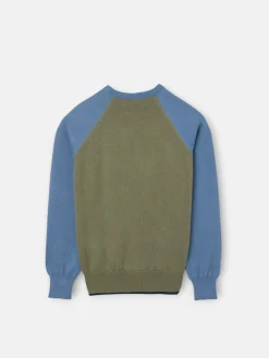 Silbon Jerséis-Jersey kids mangas Celeste