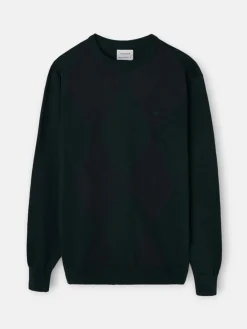 Silbon Smart Casual·Jerséis Y Cárdigan-Jersey retro rombos Verde