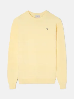 Silbon Smart Casual·Jerséis Y Cárdigan-Jersey trenzado minilogo Amarillo