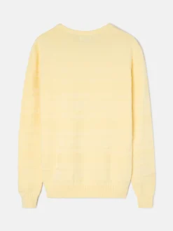 Silbon Smart Casual·Jerséis Y Cárdigan-Jersey trenzado minilogo Amarillo