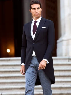 Silbon Formal Y Etiqueta·Chaqués Y Esmoquin-Levita chaque clasico stretch Negro