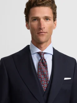 Silbon Formal Y Etiqueta·Chaqués Y Esmoquin-Levita chaque espiga azul marino Azul marino