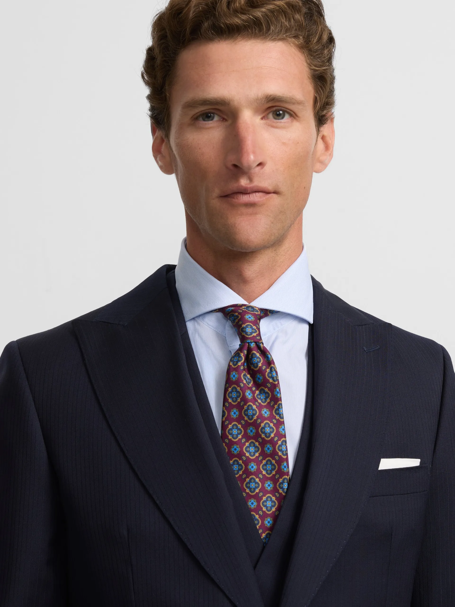 Silbon Formal Y Etiqueta·Chaqués Y Esmoquin-Levita chaque espiga azul marino Azul marino