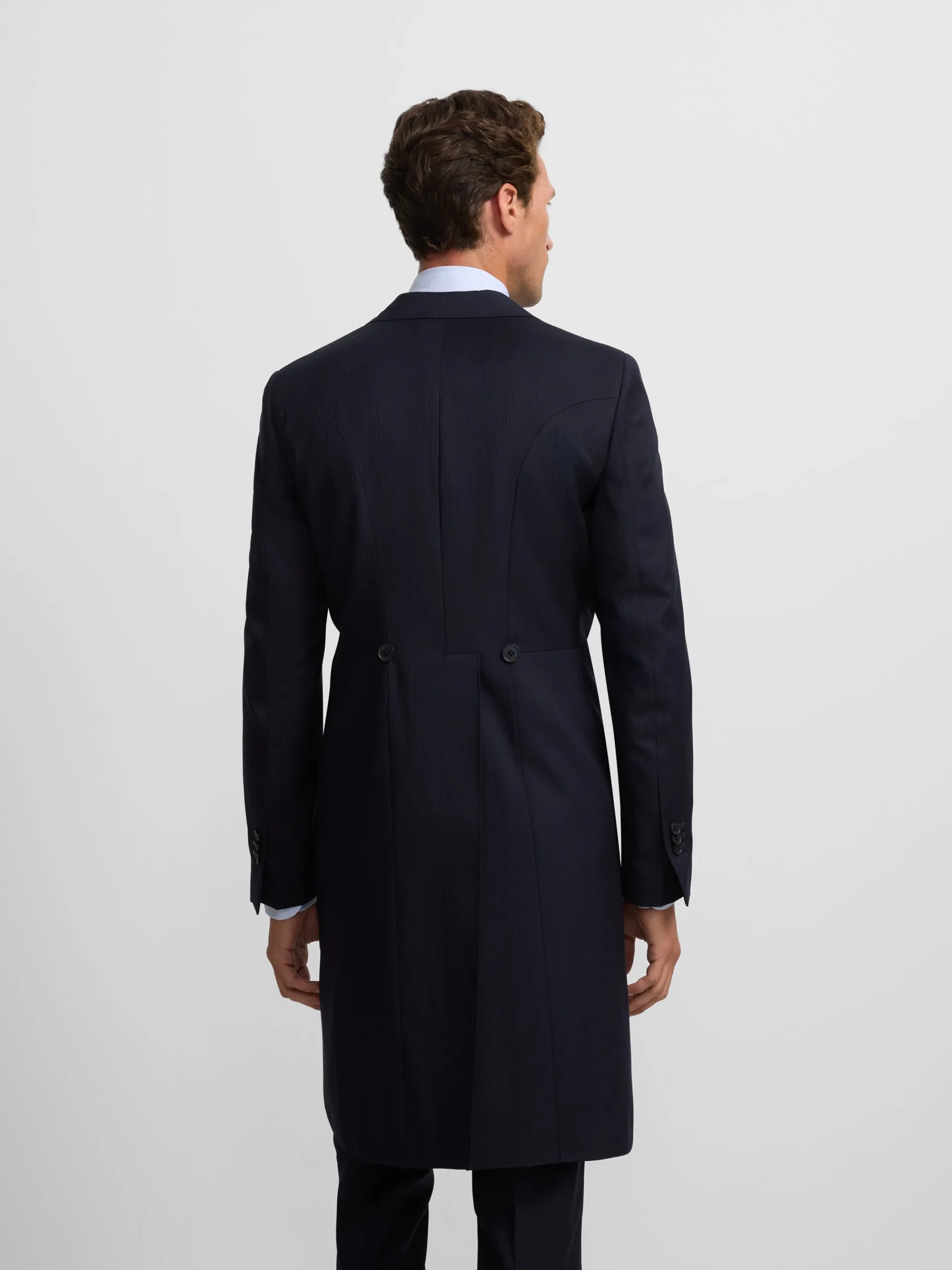 Silbon Formal Y Etiqueta·Chaqués Y Esmoquin-Levita chaque espiga azul marino Azul marino