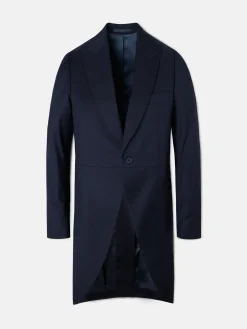 Silbon Formal Y Etiqueta·Chaqués Y Esmoquin-Levita chaque espiga azul marino Azul marino