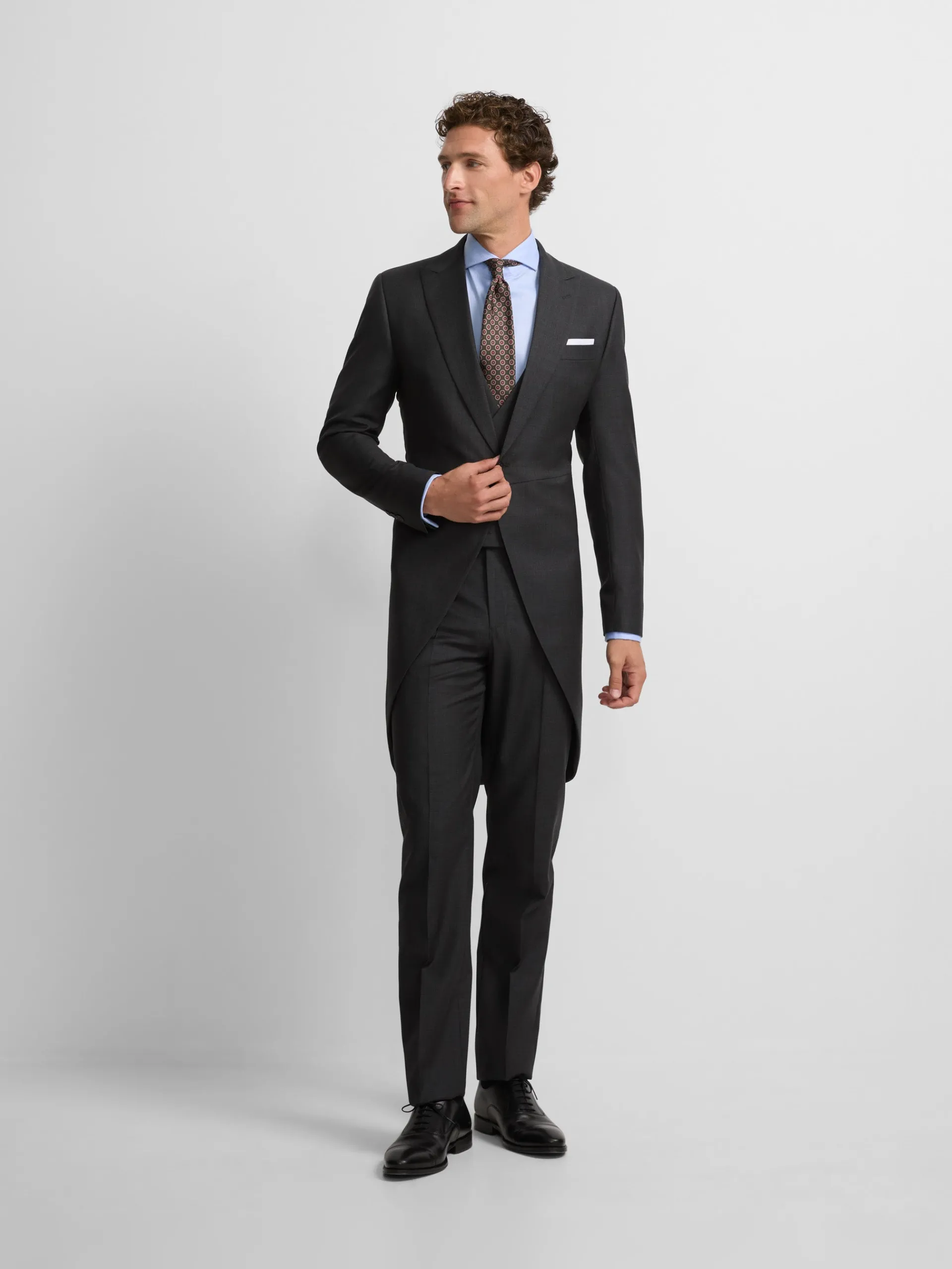 Silbon Formal Y Etiqueta·Chaqués Y Esmoquin-Levita chaque stretch Gris