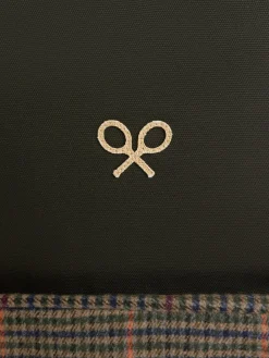 Silbon Accesorios·Mochilas, Bolsas De Viaje Y Neceseres-Mochila casual tejido cuadros Marron