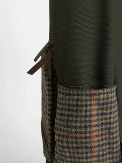 Silbon Accesorios·Mochilas, Bolsas De Viaje Y Neceseres-Mochila casual tejido cuadros Marron