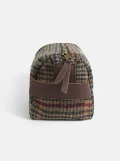 Silbon Accesorios·Mochilas, Bolsas De Viaje Y Neceseres-Neceser casual tejido cuadros Marron