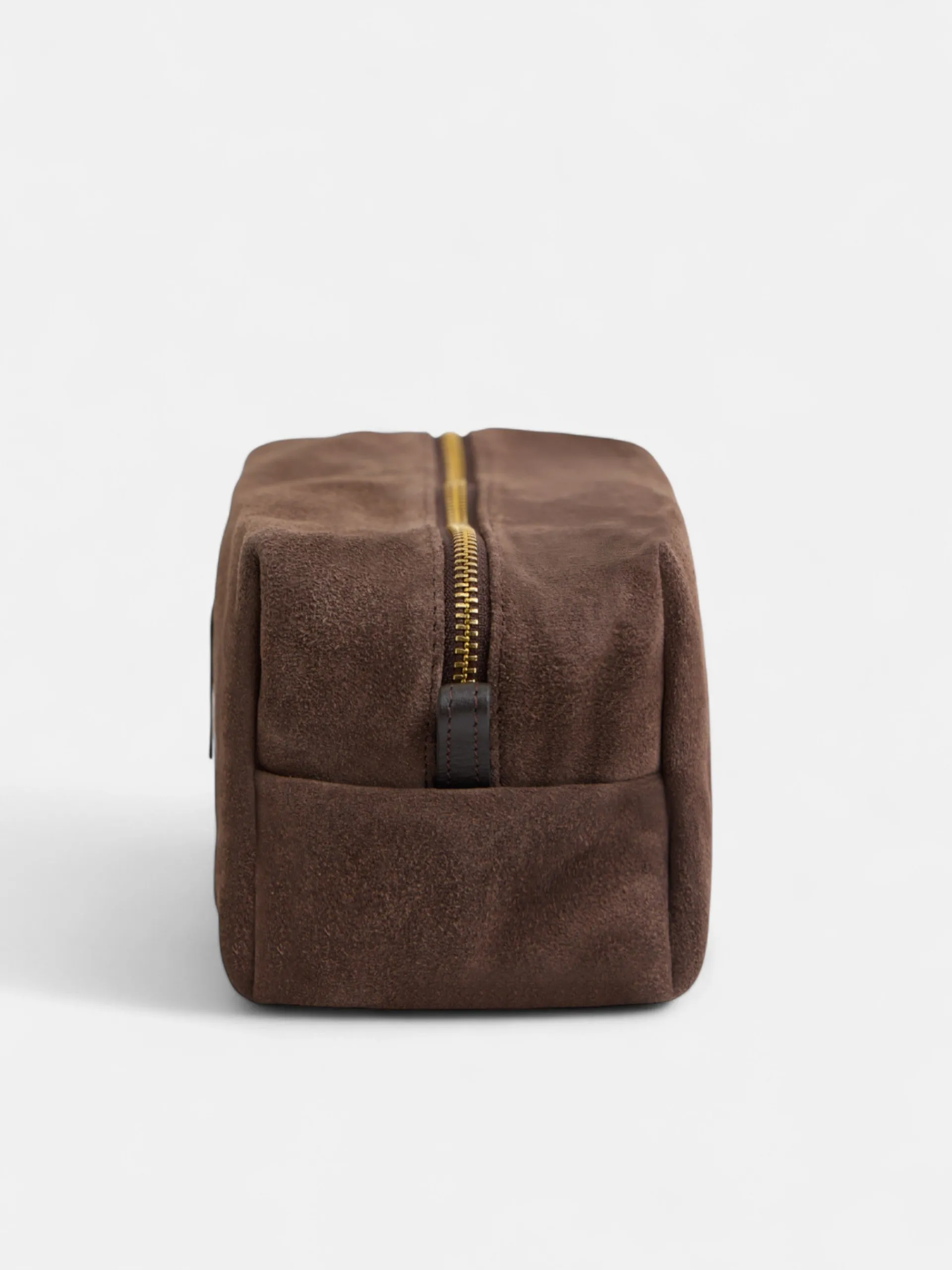 Silbon Accesorios·Mochilas, Bolsas De Viaje Y Neceseres-Neceser piel detalle marron oscuro Marron oscuro