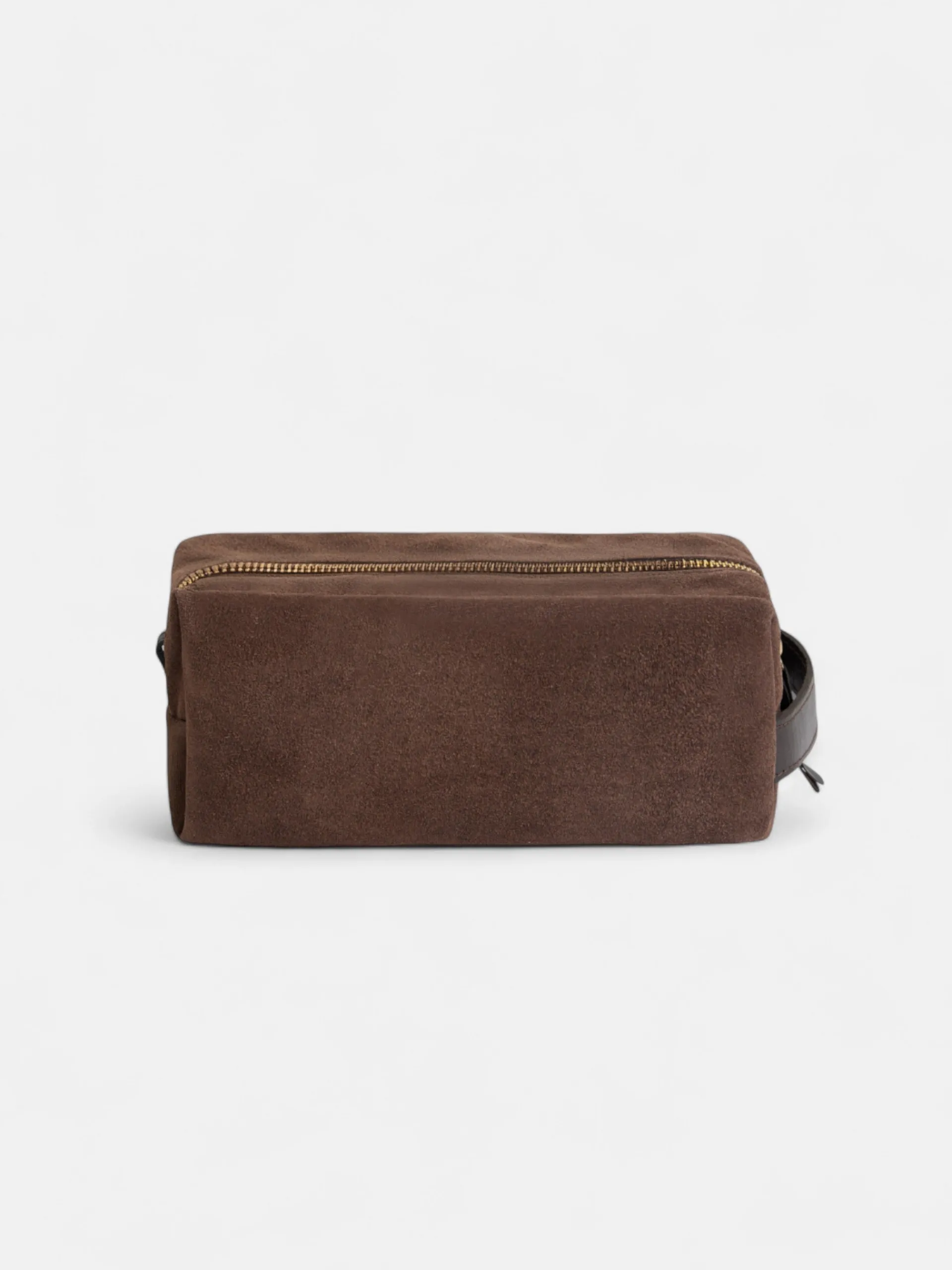 Silbon Accesorios·Mochilas, Bolsas De Viaje Y Neceseres-Neceser piel detalle marron oscuro Marron oscuro