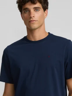 Silbon Smart Casual·Camisetas-Pack 2x camiseta miniraqueta blanca marina Azul&nbsp;marino