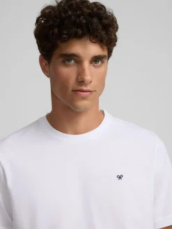 Silbon Smart Casual·Camisetas-Pack 2x camiseta miniraqueta blanca marina Azul&nbsp;marino