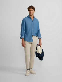 Silbon Smart Casual·Pantalones Y Vaqueros-Pantalon cargo casual Beige