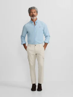 Silbon Smart Casual·Pantalones Y Vaqueros-Pantalon cargo casual Piedra