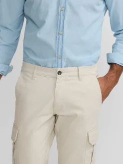 Silbon Smart Casual·Pantalones Y Vaqueros-Pantalon cargo casual Piedra