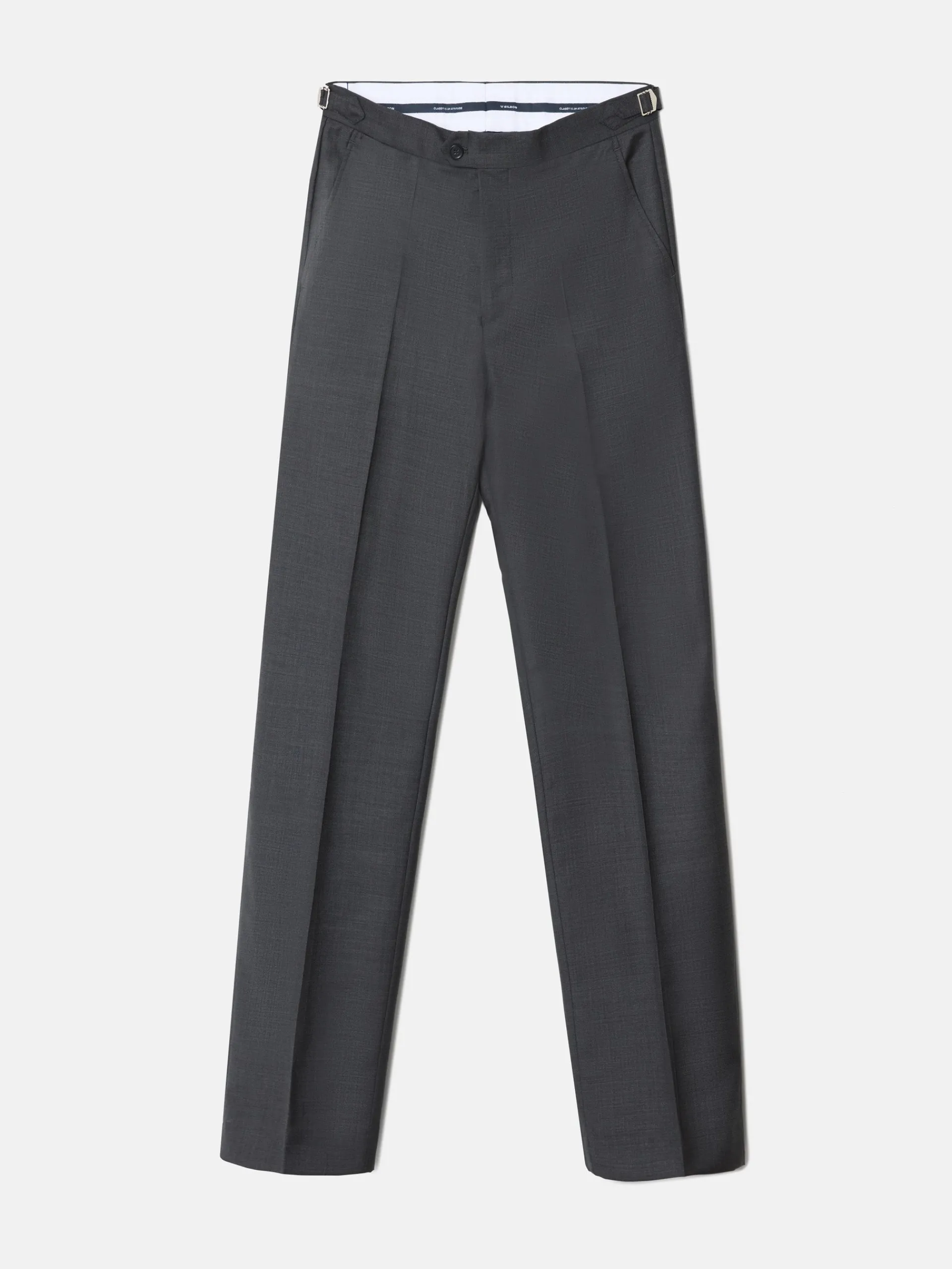 Silbon Formal Y Etiqueta·Chaqués Y Esmoquin-Pantalon chaque stretch Gris