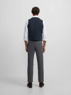 Silbon Smart Casual·Pantalones Y Vaqueros-Pantalon chino casual gris oscuro Gris&nbsp;oscuro