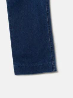 Silbon Pantalones-Pantalon denim flare bolsillos Azul