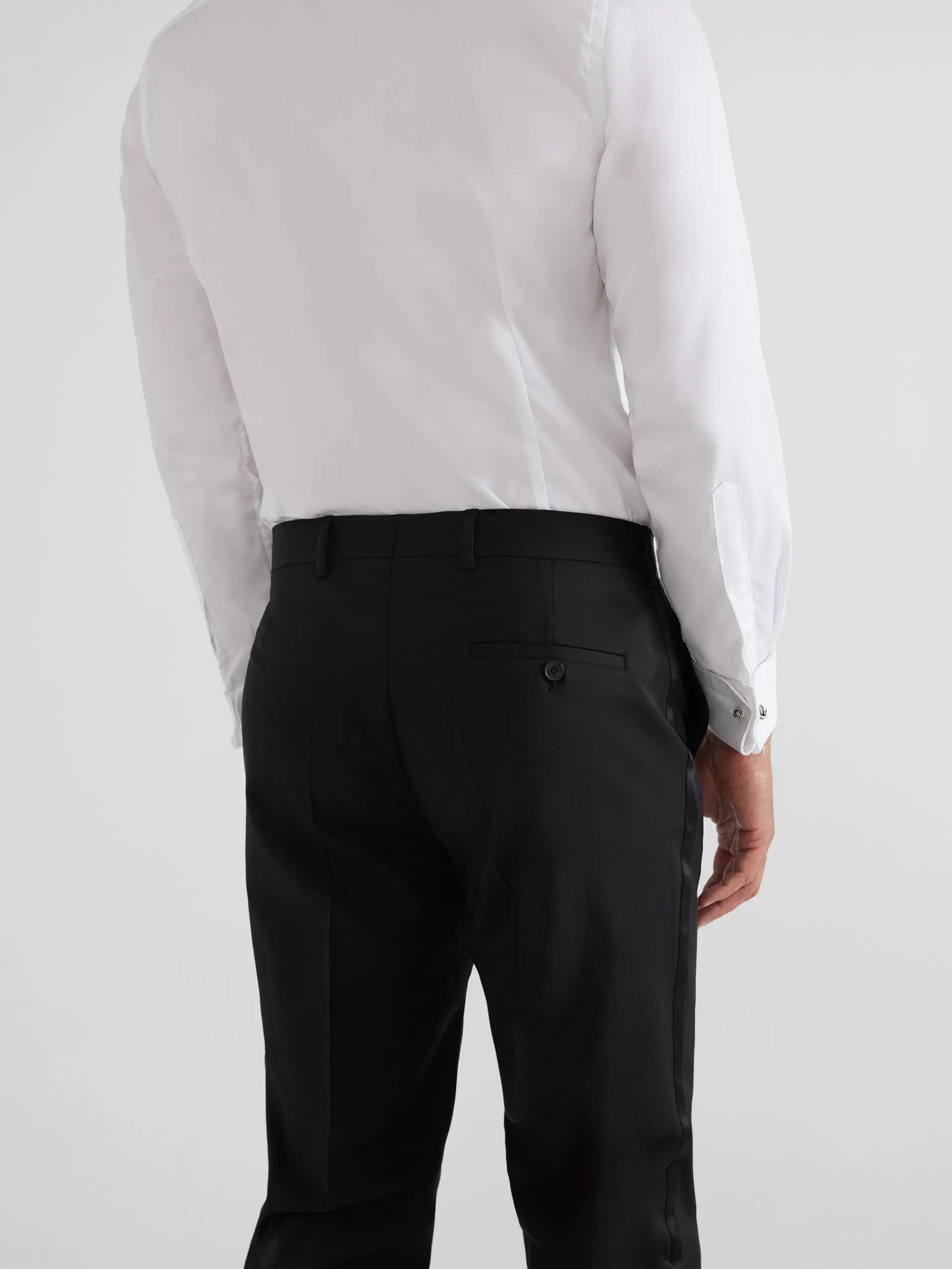 Silbon Formal Y Etiqueta·Chaqués Y Esmoquin-Pantalon esmoquin Negro